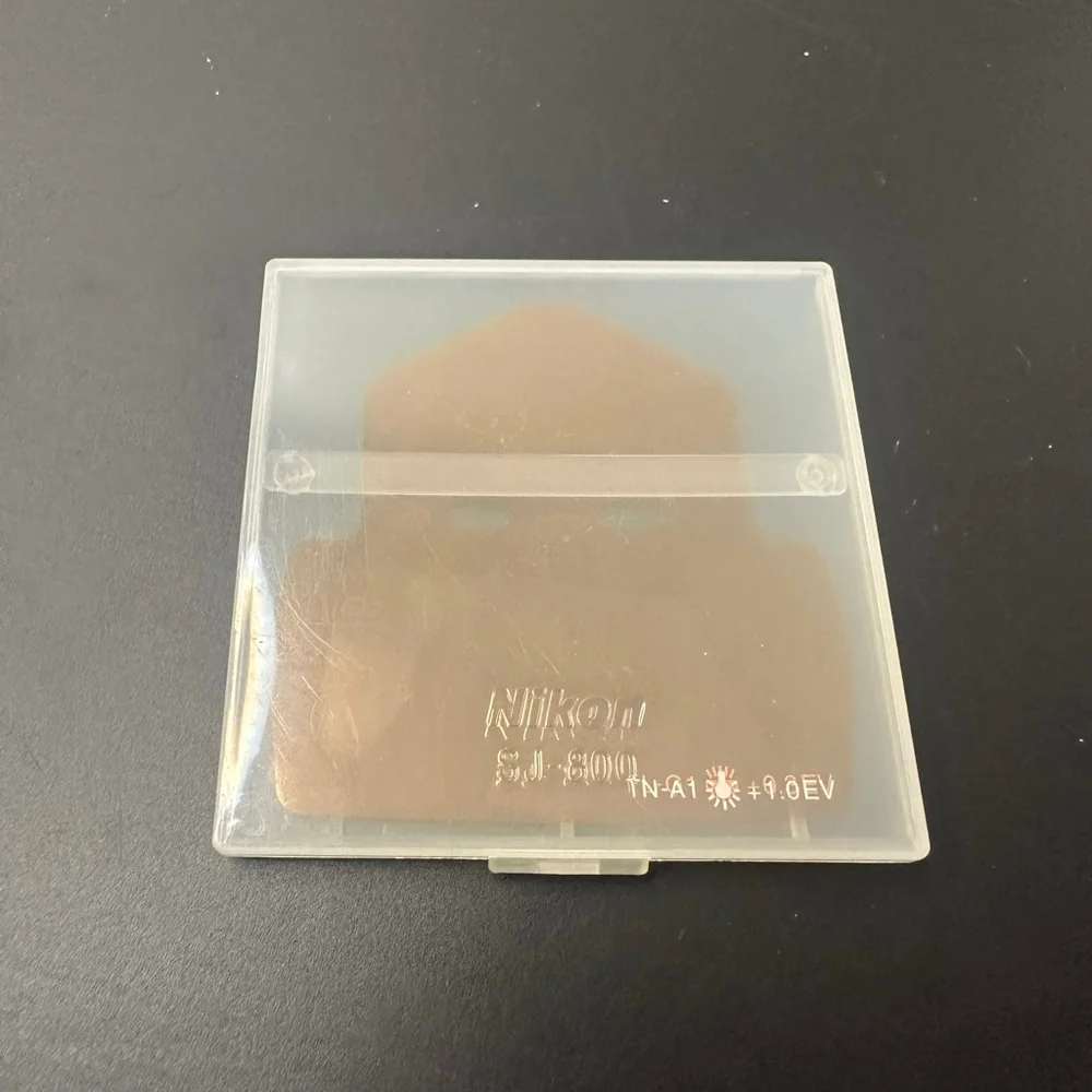Nikon SJ-800 Colored Gel Filter Set FL-G1 & TN-A1 w/ Case For SB-800 Flash